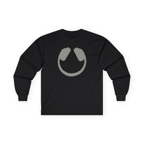 Underscores U Smile Headphone Unisex Ultra Cotton Long Sleeve Tee