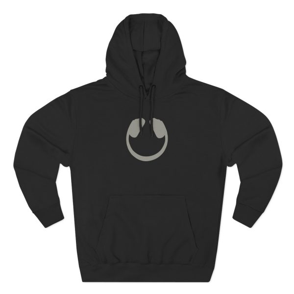 Underscores U Smile Headphone Three-panel Fleece Hoodie
