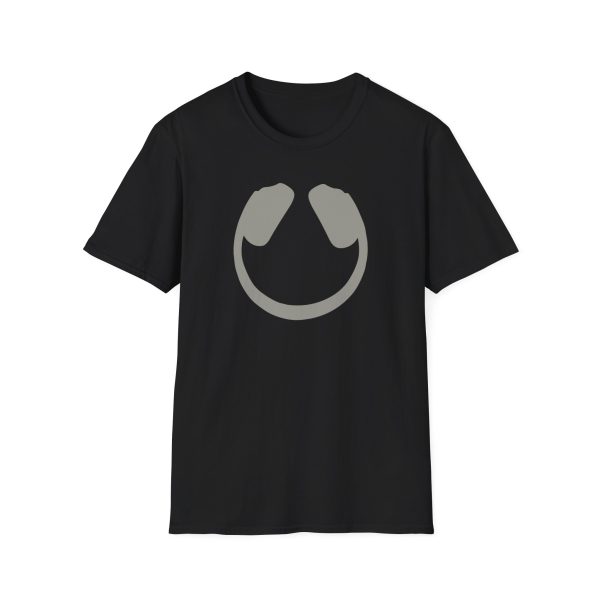 Underscores U Smile Headphone Unisex Softstyle T-shirt