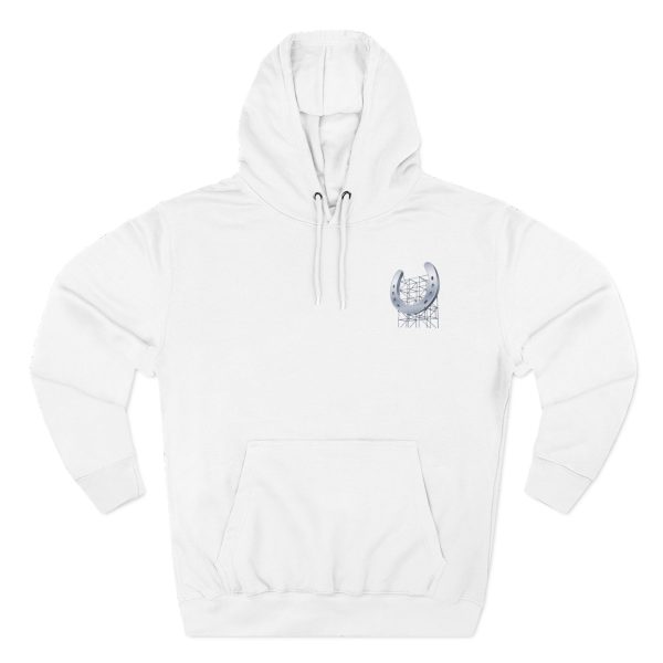 Underscores U Shape Rack Three-panel Fleece Hoodie